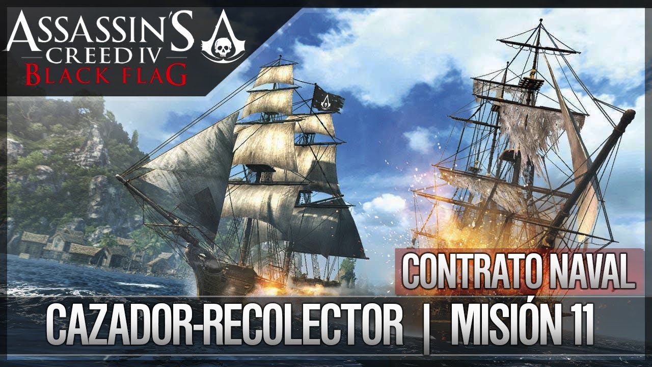 dlcl stanford Assassin's Creed 4 Black Flag | Walkthrough | Contrato Naval | Cazador-recolector | 11 |100%