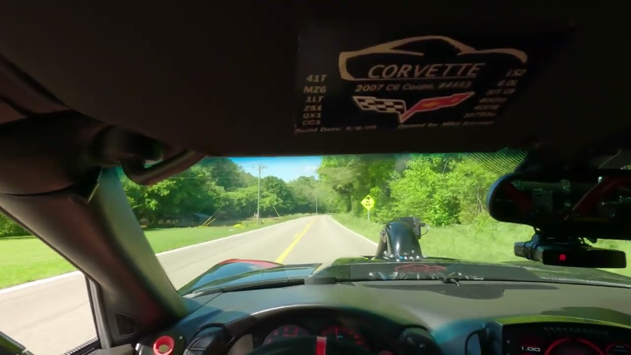 Turbo Corvette ride along
