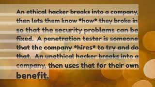 ELI5 What is pentestingethical hacking