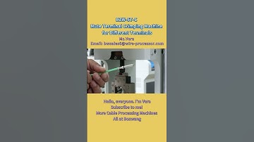 💥 BZW-6T-C Mute Terminal Crimping Machine for Different Terminals