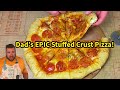 The BEST Homemade Stuffed Crust Pizza EVER! 🍕 (Better Than Delivery!)