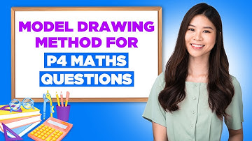 Model Drawing Method For P4 Maths Questions (Easy To Learn And Apply) #P4maths #mathstuition