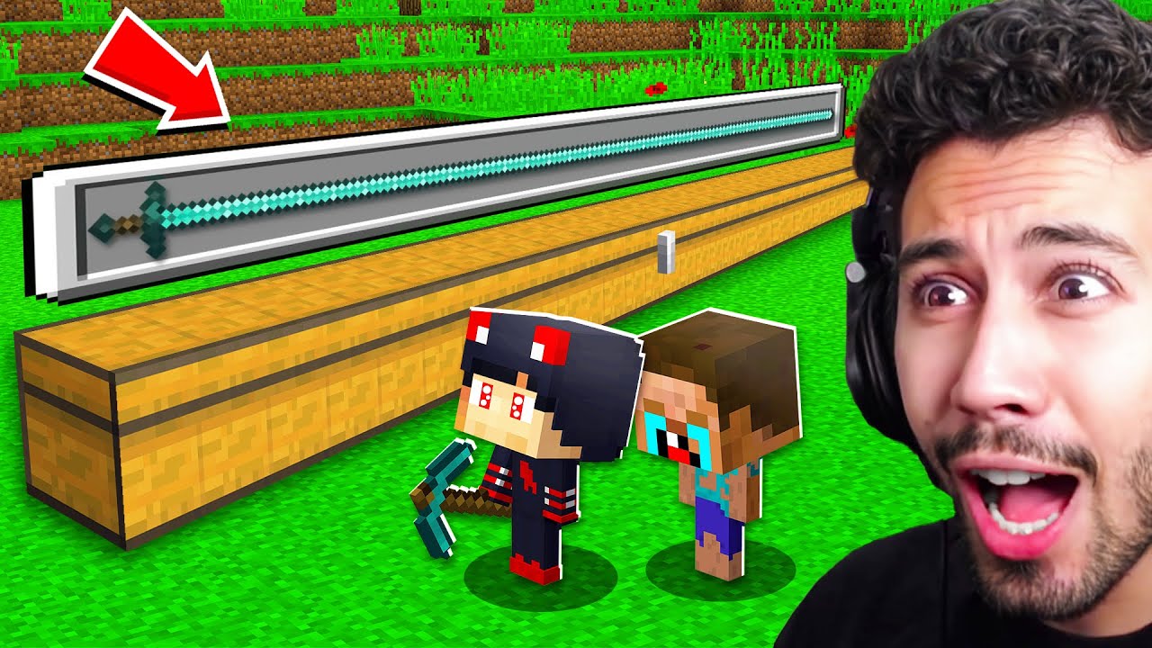 اكتشفنا اطول صندوق في قرية ماين كرافت !!؟