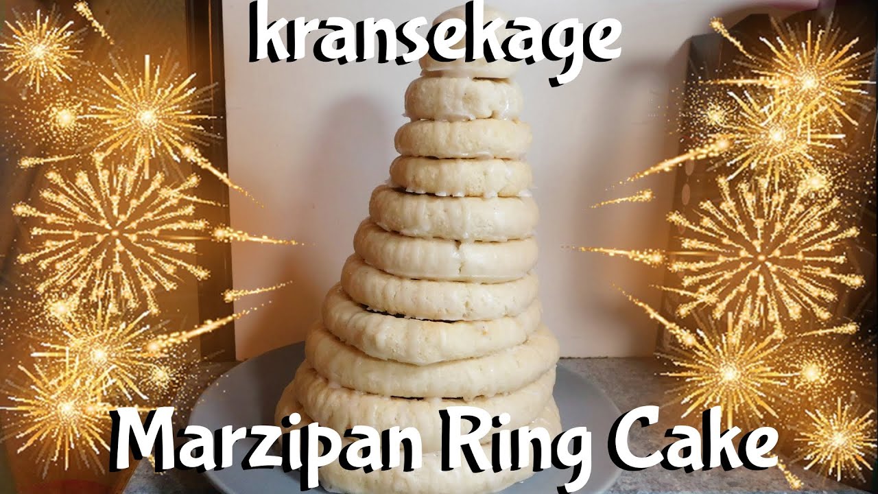 Vegan Kransekake - A traditional Norwegian almond ring cake