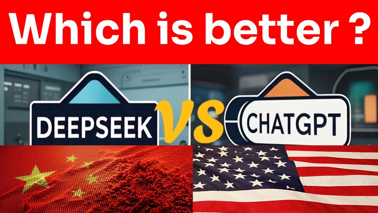 Deepseek vs chatgpt || Which is better || Chinese AI Model Vs American AI ChatGpt 