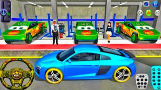 New US Army McQueen & Audi car For Parking - 3D Driving Class 2026 - Best Android iOS gameplay Video screenshot 4