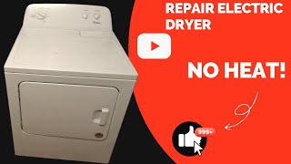 Low or No heat dryer? Here’s how to fix it!