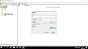 Saved queries in windows server 2016 (hindi)