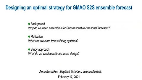 [S2S Webinar Series] S2S Ensemble sub project_Feb. 2021