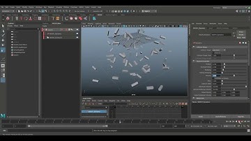 How to use MASH dynamics in Maya 2018 for the very first time