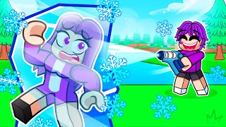 Using A Freeze Ray To Troll My Friends In Build A Boat