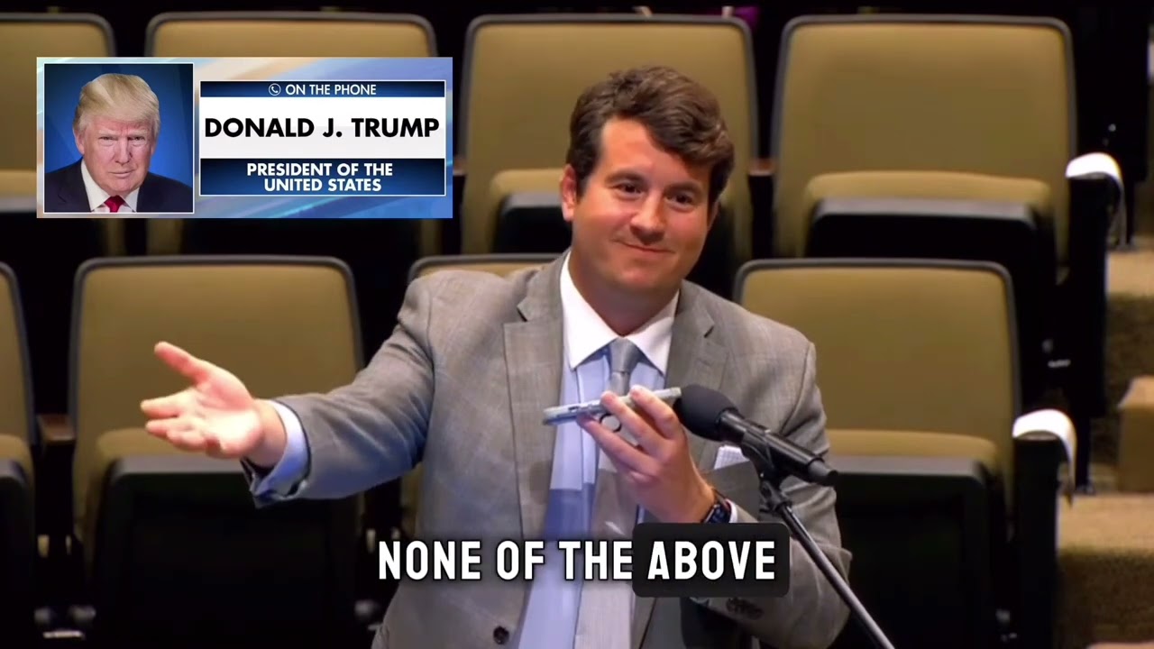 Donald Trump Takes Over City Council Meeting