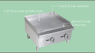 Equipped 24 Gas Griddle