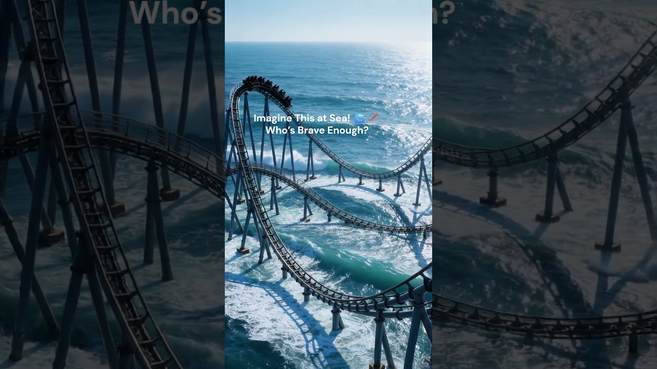 Imagine This at Sea! 🌊🎢 Who’s Brave Enough?