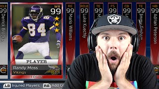 OMFG MY PACKS ARE JUICED!! SO MANY 99 OVERALL PULLS - THROWBACK MADDEN PACK OPENING