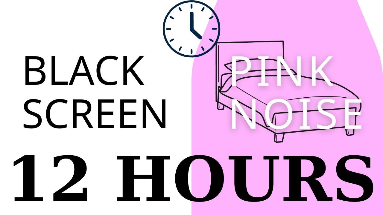 🕊️ 12H Pink Noise & ASMR for Sleep & Focus | No Interruptions | Black Screen
