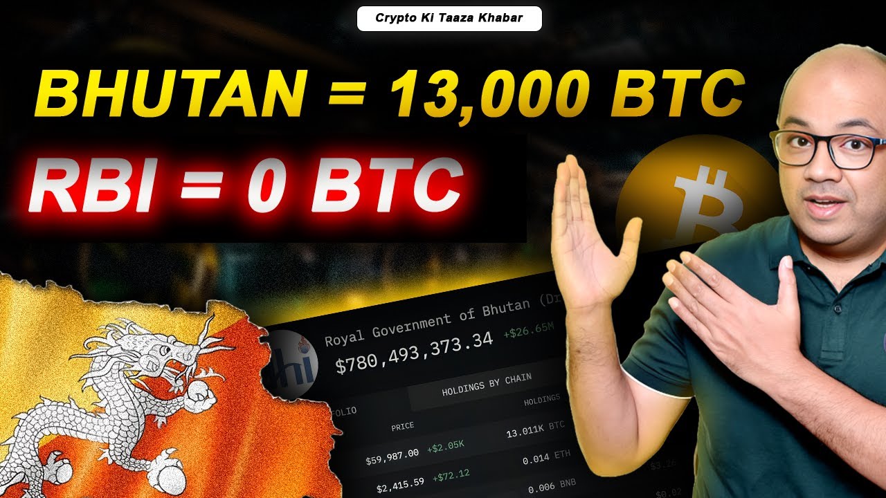 Bhutan government secretly Mined 13000 Bitcoin.