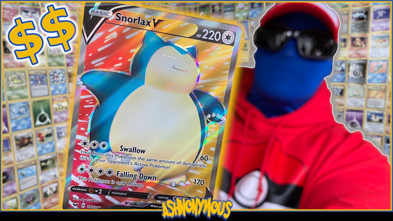 SNORLAX V FULL ARTWORK!!!! Sword and Shield POKEMON TCG SNORLAX V FULL ARTWORK!!!! Sword and Shield POKEMON TCG