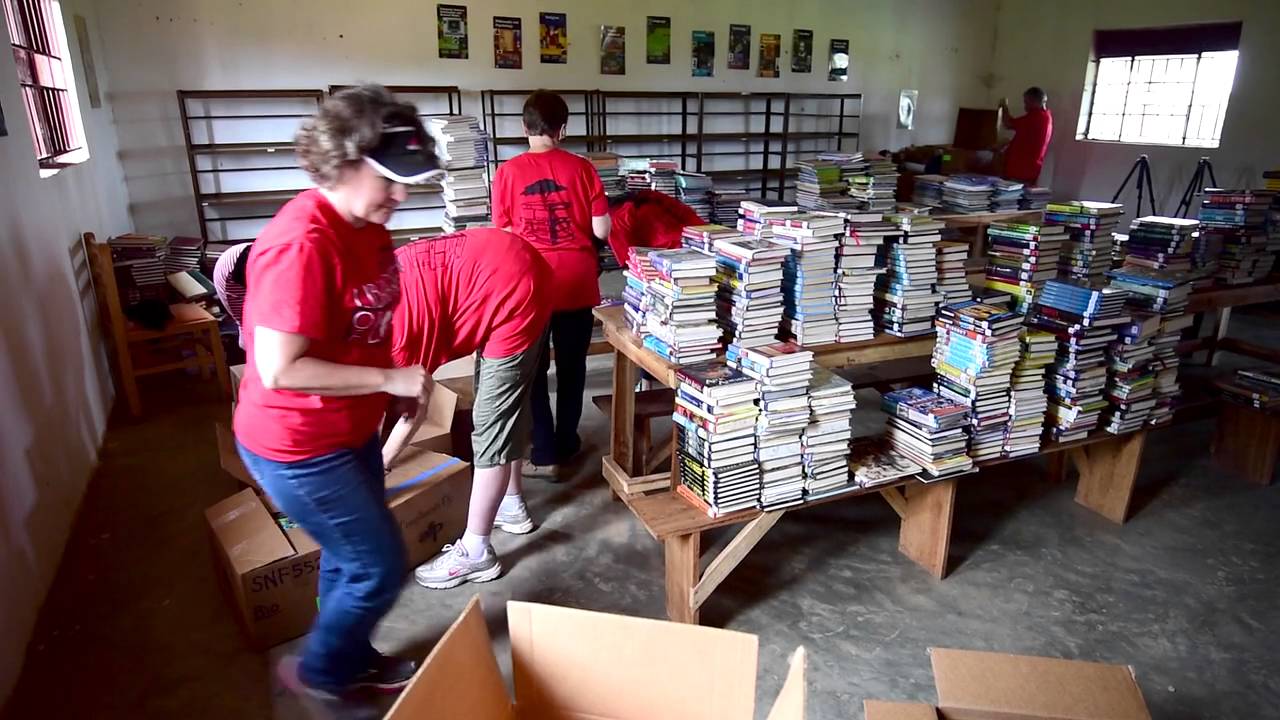 Libraries of Love at work in Uganda YouTube