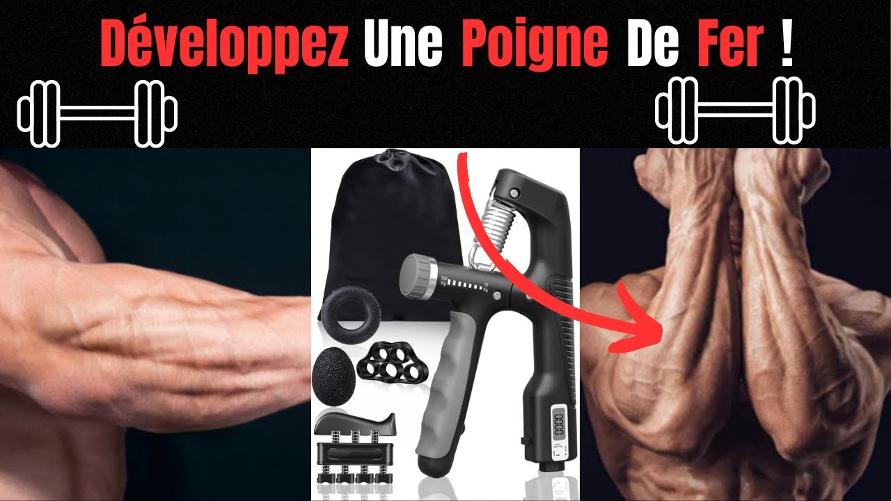 Développez une POIGNE DE FER avec l'Omesiry Hand Grip Musculation Main ...