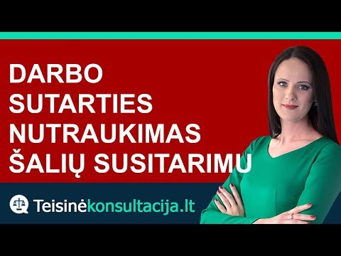 Video: Kaip Sudaryti šalių Susitarimą