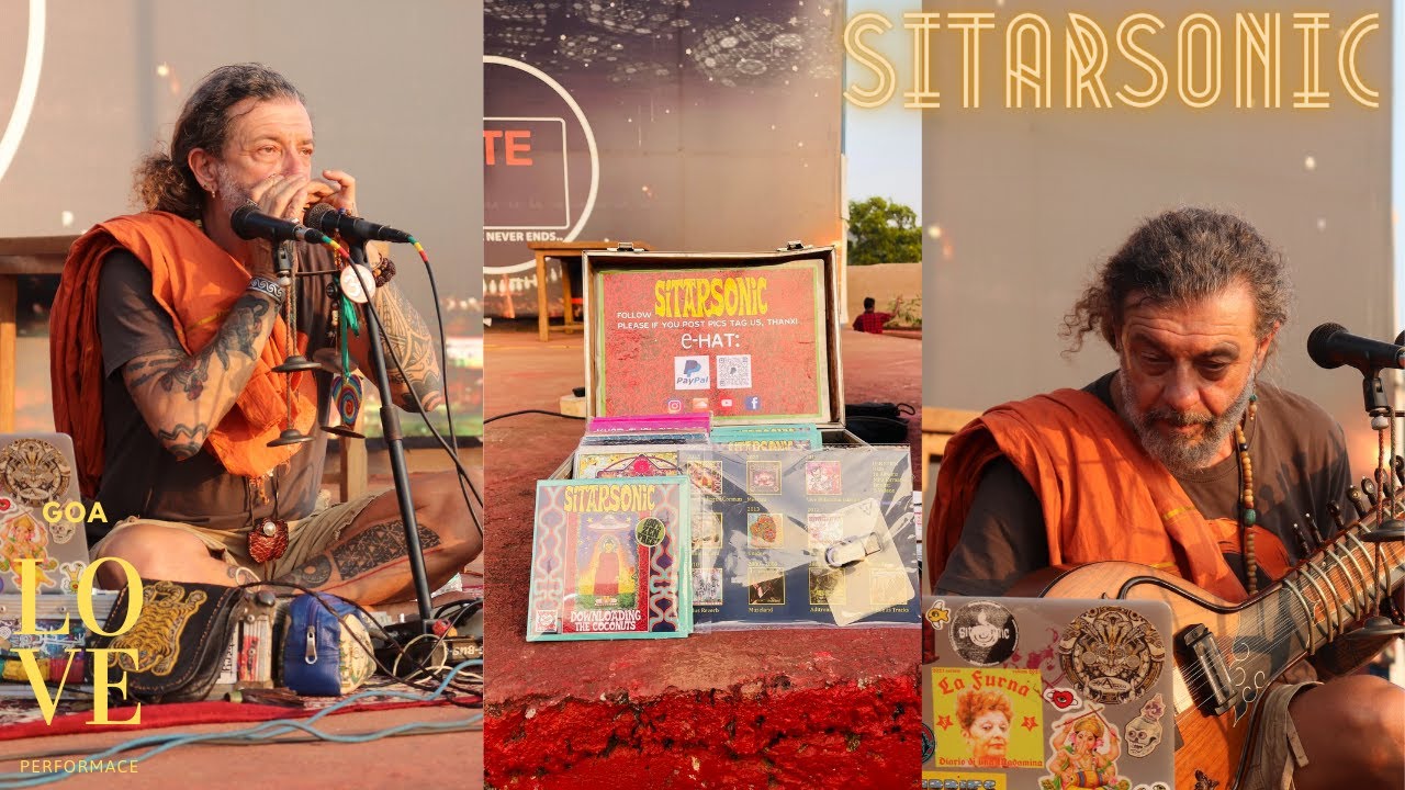 Goa Sitarsonic Playing LIVE GOA..... goa psytrance trance track YouTube