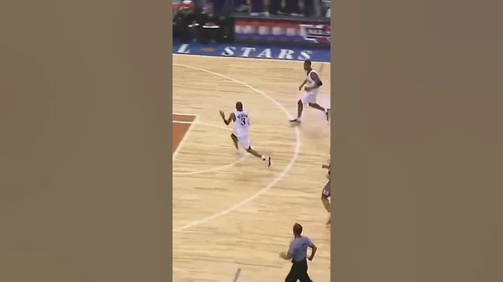 Allen Iverson self-pass layup in NBA All Star Game...