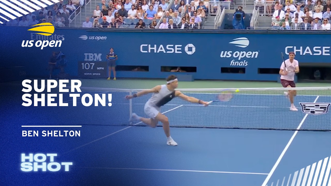 Ben Shelton Makes Crazy Volley in the Final Against Zverev | 2026 US Open