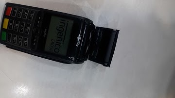 Change paper roll of swipe machine