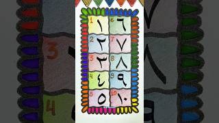 Let's write numbers‼️🌈 #learn #learning #kidslearning