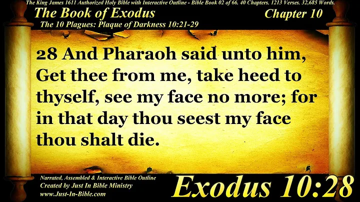 Exodus Chapter 10 - Bible Book 02 - The Holy Bible KJV Read Along - Audio & Text