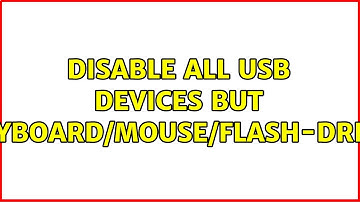 Disable all USB devices but keyboard/mouse/flash-drive