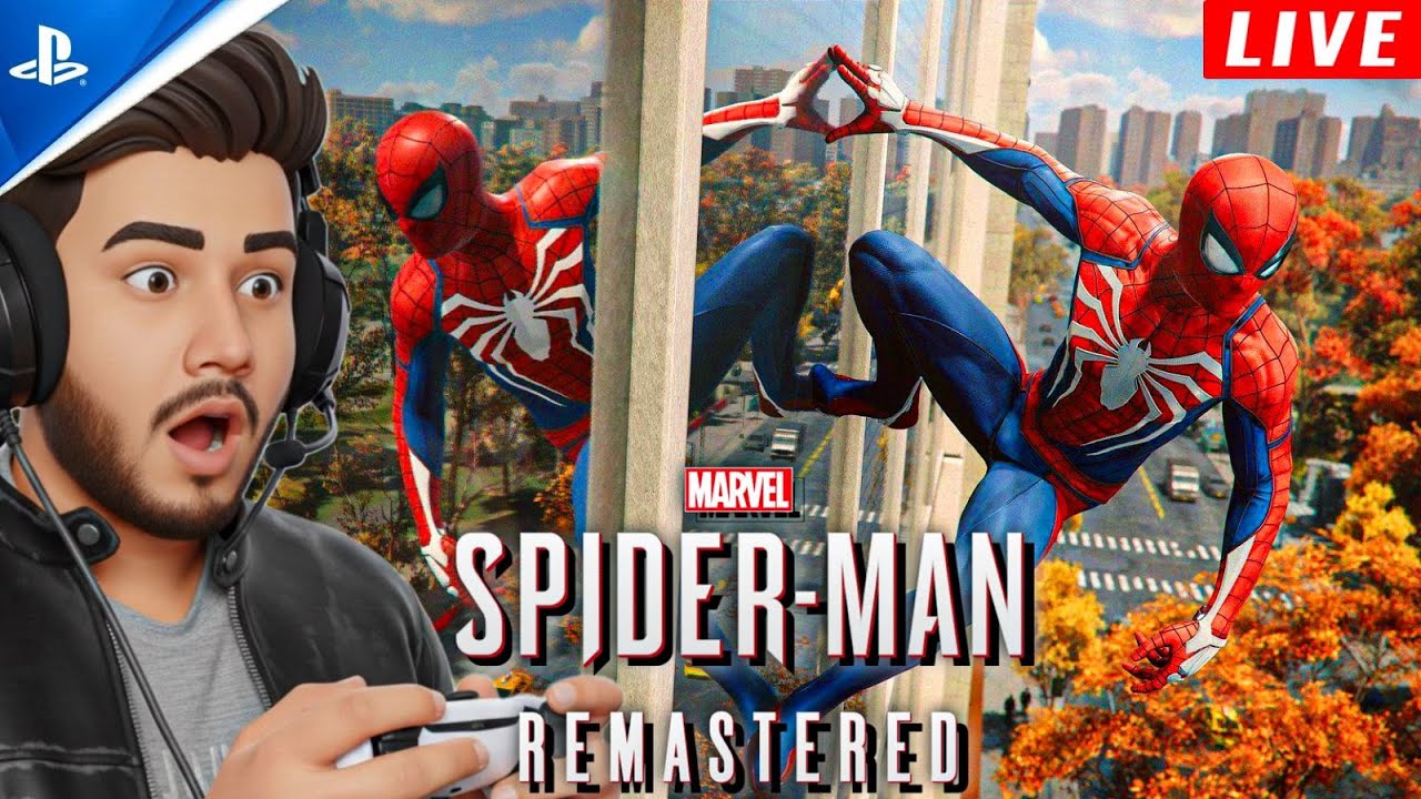 SPIDER-MAN REMASTER LIVE WALKTHROUGH | EPIC ACTION & HERO JOURNEY