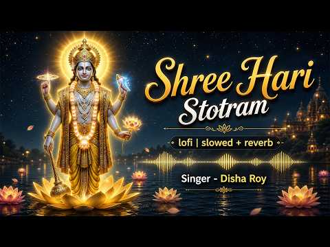 श्री हरि स्तोत्रम् | Shree Hari Stotram LOFI🎧Slowed + Reverb | Disha Roy | Peaceful Vishnu Mantra