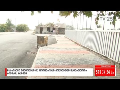 დახარჯული მილიონები და ტროტუარები ქობულეთში უსინათლოთა ბილიკის გარეშე