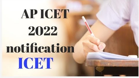 AP ICET 2022 notification update