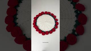 Mini Crochet Roses Bouquet Blanket| Flower Bouquet Coasters| Crochet Roses