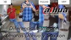 Diferencia Calidad Dahua 4MP vs 1080P y 720P