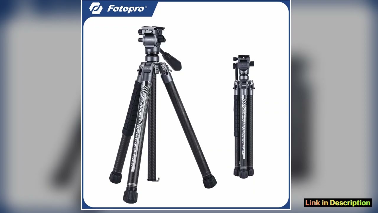 Fotopro Lightweight Travel Tripod Portable Carbon Fiber Tripod for Camera XAircross 3 Series Top Se