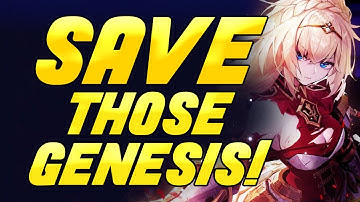 Goddess Of Genesis S | Save Those Genesis Tarots For This OP Hero!