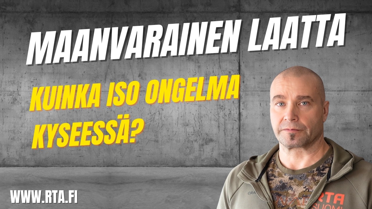 Maanvarainen laatta, onko este asuntokaupalle?