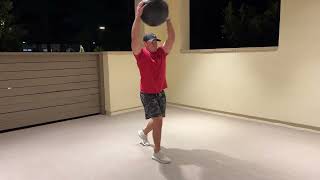 🔥 How to Do Split Stance Rotational Med Ball Slams – Build Explosive Core & Rotational Power! 💪🏌️