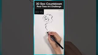Can I finish this in 30 seconds? 😱 Lost & Found Preorder Gift #artshorts #artchallenge #meiyu
