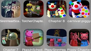 Siren Head Scary,Torcher Chapter,Piggy Chapter 8,Carnival Piggy,Chapter7,Piggy In School,Piggy Siren screenshot 2
