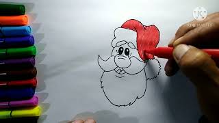 КАК НАРИСОВАТЬ ДЕДА МОРОЗА/ RASMINI CHIZISH/АЯЗ АТА СУРОТ ТАРТУУ/СУРЕТ САЛУ/ HOW TO DRAW SANTA CLAUS