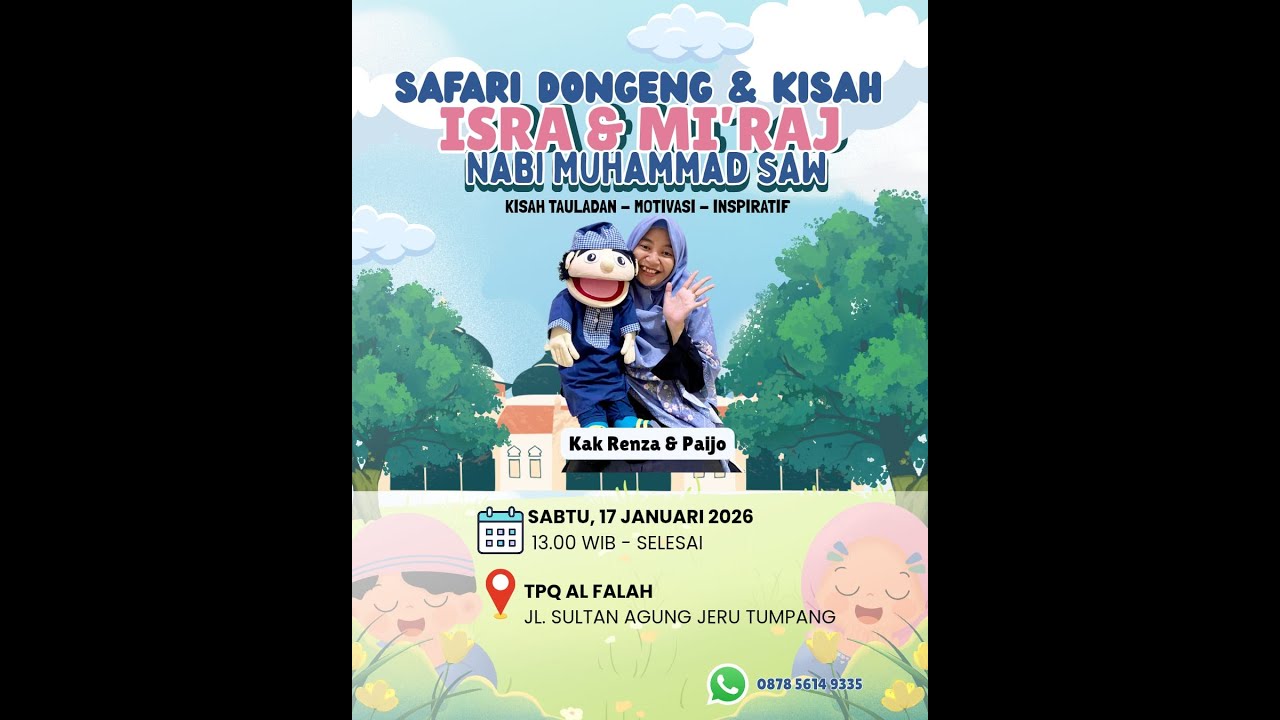 LIVE Isra' Mi'raj Nabi Muhammad SAW TPQ Al-Falah Jeru Tumpang