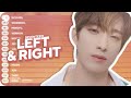 SEVENTEEN - Left & Right Line Distribution (Color Coded)