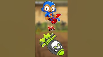 0-0-0 Super Monkey vs ZOMG #shorts #bloonstd6