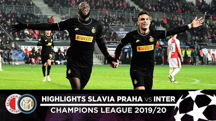 SLAVIA PRAHA 1-3 INTER | HIGHLIGHTS | Matchday 05 - UEFA Champions League 2019/20
