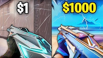 I Paid for a $1 vs $1000 Valorant Montage!